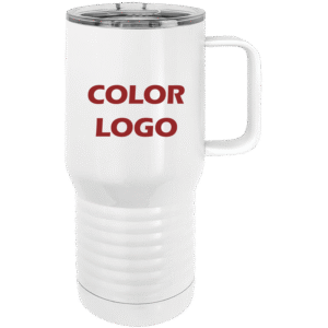 20 oz Travel Mug with Color Logo